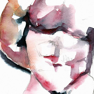 Man Posing in Mystery - Art Print Artist Brenden Sanborn