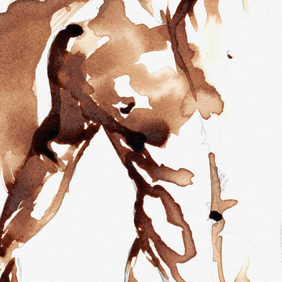 Coffee Nude in Motion - Art Print Artist Brenden Sanborn