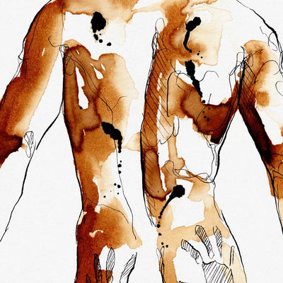 Handprints on Booty – Art Print Artist Brenden Sanborn