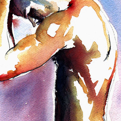 Dusky Hues on Bare Shoulders and Booty – Art Print Artist Brenden Sanborn