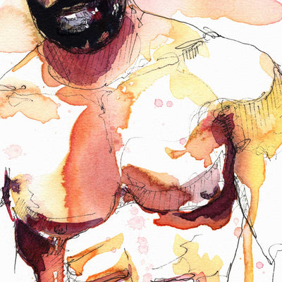 Sunlit Chest and Stare – Art Print Artist Brenden Sanborn