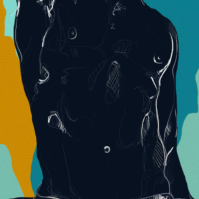 Draped in Midnight Bare Beneath – Art Print Artist Brenden Sanborn