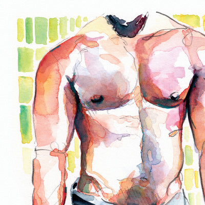 Errands and Daydreams – 5x7" Original Watercolor Artist Brenden Sanborn