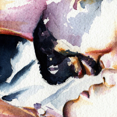 Lovers Resting in Tender Serenity - Art Print Artist Brenden Sanborn