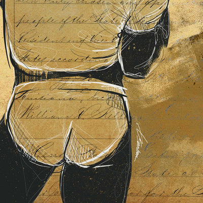 Faded Whispers on His Skin – Art Print Artist Brenden Sanborn