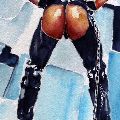 Booty and the Boss – Art Print Artist Brenden Sanborn