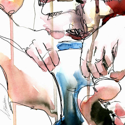 Unwinding in the Afternoon – Art Print Artist Brenden Sanborn