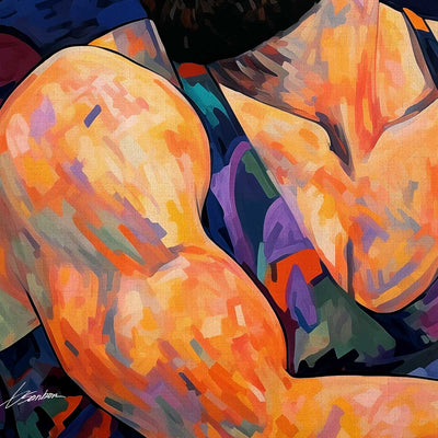 Bearded Gaze in Bloom – Art Print Artist Brenden Sanborn