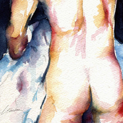 Making the Bed - Art Print Artist Brenden Sanborn