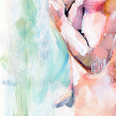 Where the Noise Hid – 6x9" Original Watercolor Artist Brenden Sanborn