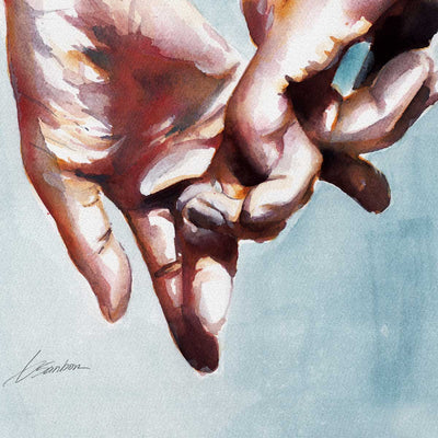 A Gentle Hold of Love – Art Print Artist Brenden Sanborn