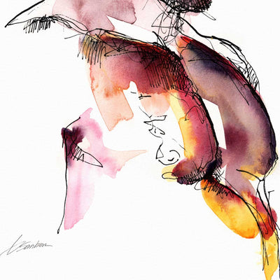 The Fire in His Gaze – Art Print Artist Brenden Sanborn