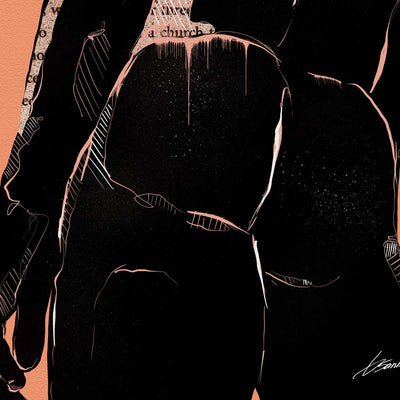 View From Behind and Below - Art Print Artist Brenden Sanborn