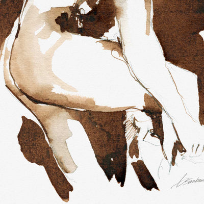 Lowering His Guard – Art Print Artist Brenden Sanborn