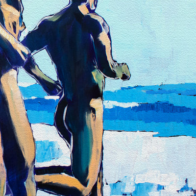 Peaches on the Shore – Art Print Artist Brenden Sanborn