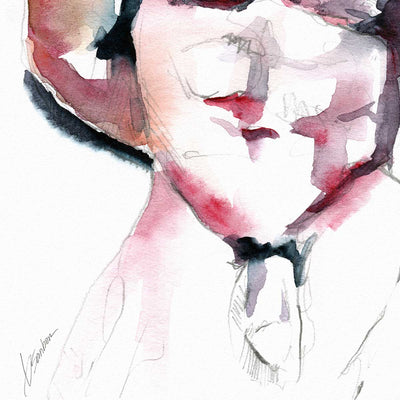 Man Posing in Mystery - Art Print Artist Brenden Sanborn