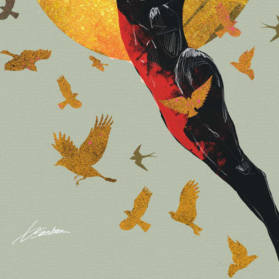 Golden Flight – Art Print Artist Brenden Sanborn