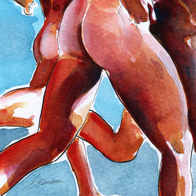 Sunlit Booties in Motion – Art Print Artist Brenden Sanborn