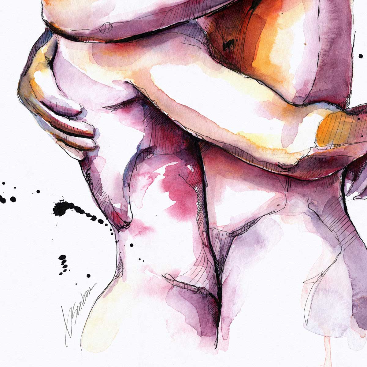 Lost in Your Arms – Art Print