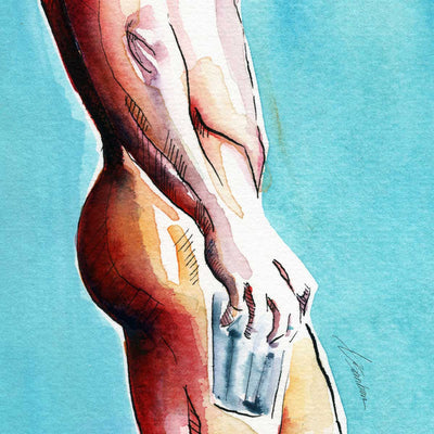 A Quiet Pour – Art Print Artist Brenden Sanborn