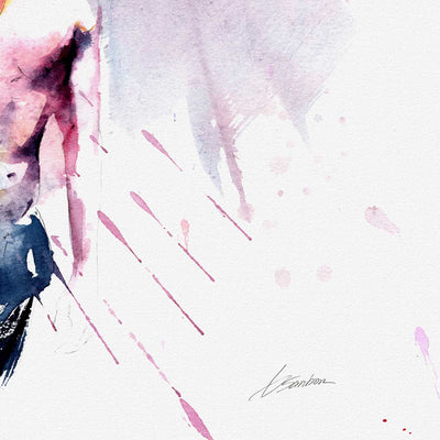 Flirt in a Beret – Art Print Artist Brenden Sanborn