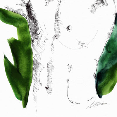 Resting Among the Leaves – Art Print Artist Brenden Sanborn