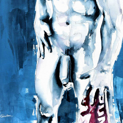 He Was All Pumped Up - Art Print Artist Brenden Sanborn