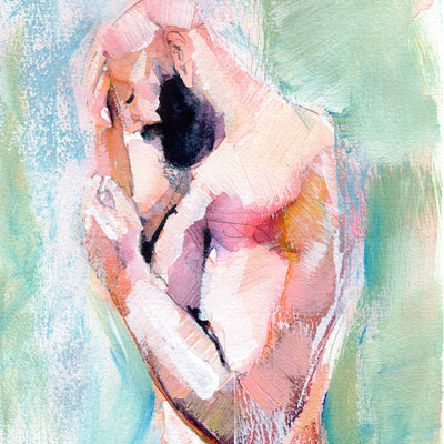 Where the Noise Hid – 6x9" Original Watercolor Artist Brenden Sanborn