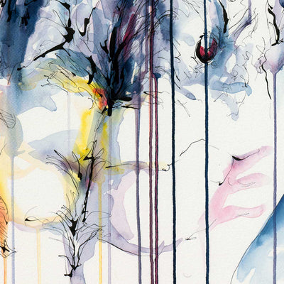 When the Quiet Hits – 22x30" Original Watercolor Artist Brenden Sanborn