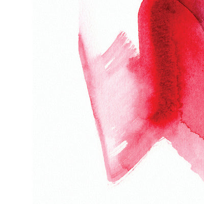 Rosy Embrace Abstract Nude - 6x9" Original Painting Artist Brenden Sanborn