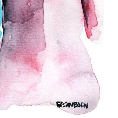 Almost Monument – 6x9" Original Watercolor Artist Brenden Sanborn