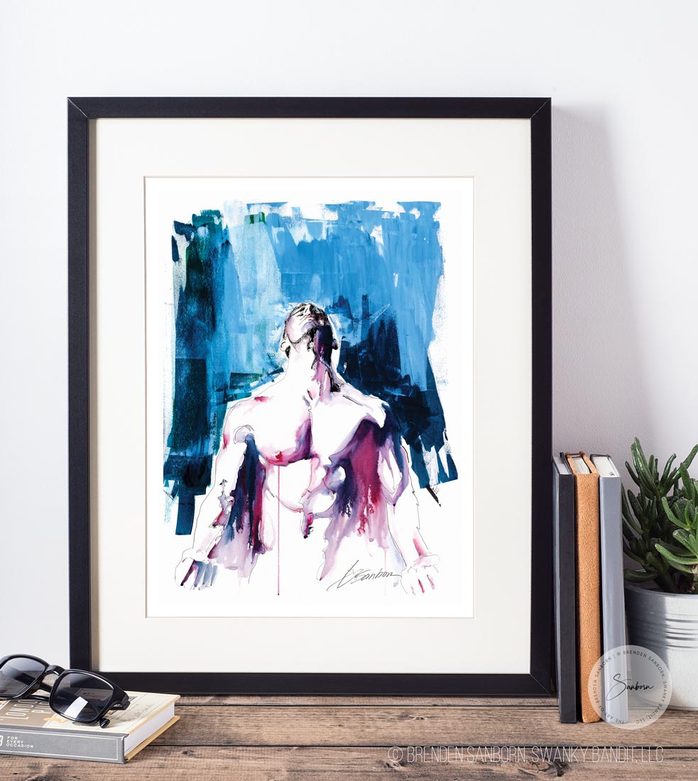 Ascension - Drip Style - Giclee Art Print