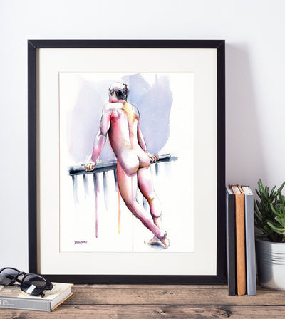 Edge of Morning – 11x14" Original Watercolor Artist Brenden Sanborn