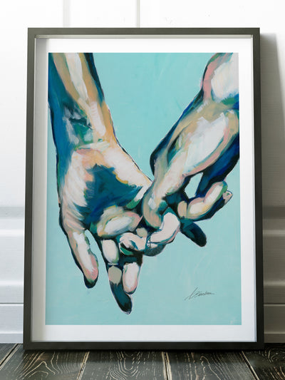 male figure art print Forever Love by Brenden Sanborn