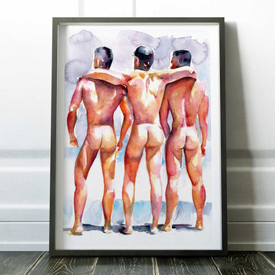 Beachside Brotherhood – Art Print Artist Brenden Sanborn