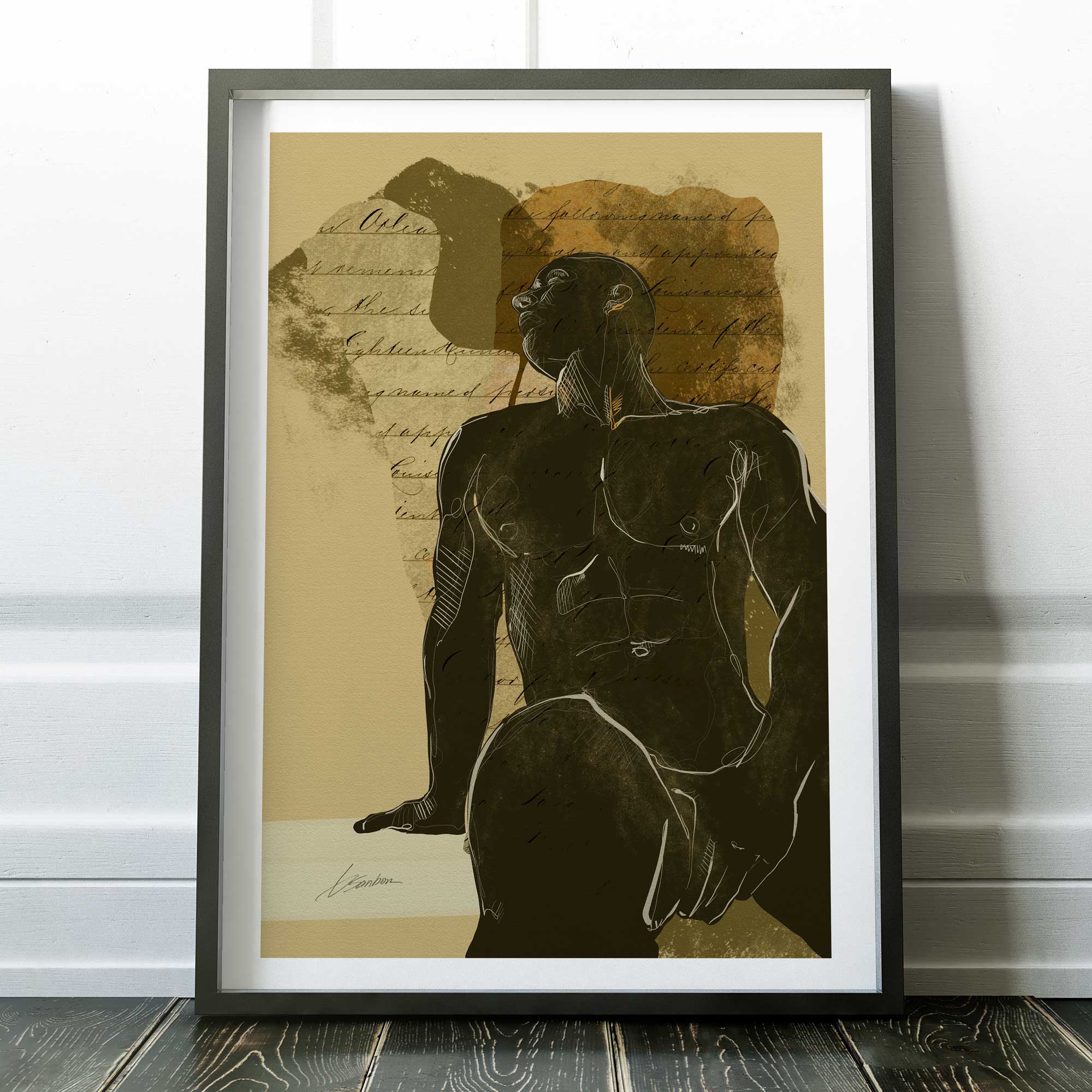 Lost in a Sea of His Thoughts - Art Print