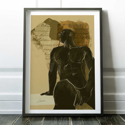 Lost in a Sea of His Thoughts - Art Print Artist Brenden Sanborn