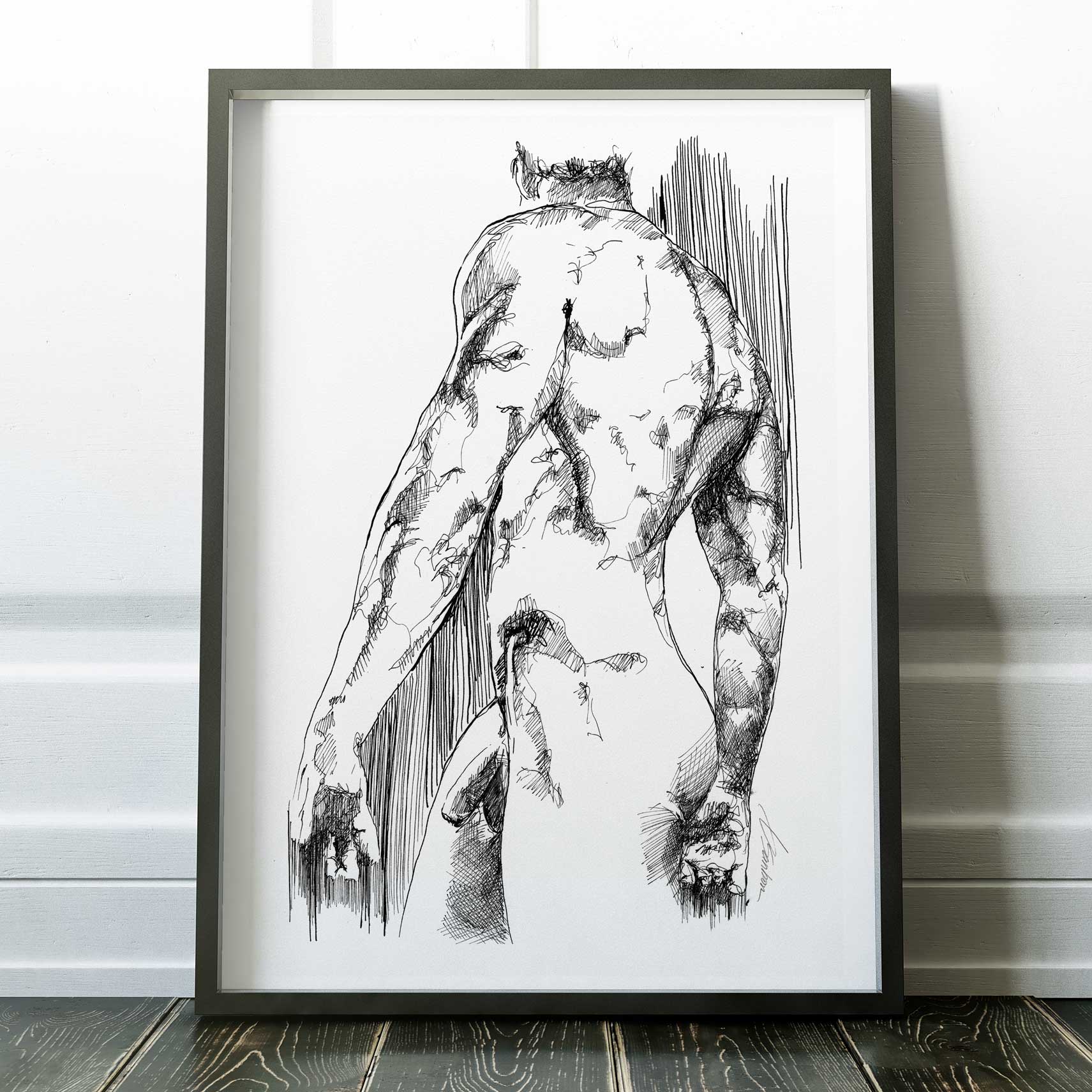 Etched in Shadow and Light – Art Print