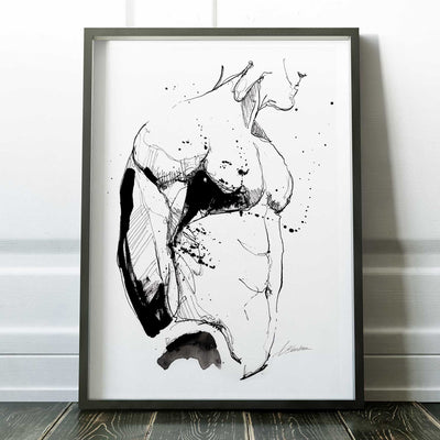 Of Muscle and Midnight Stains – Art Print Artist Brenden Sanborn