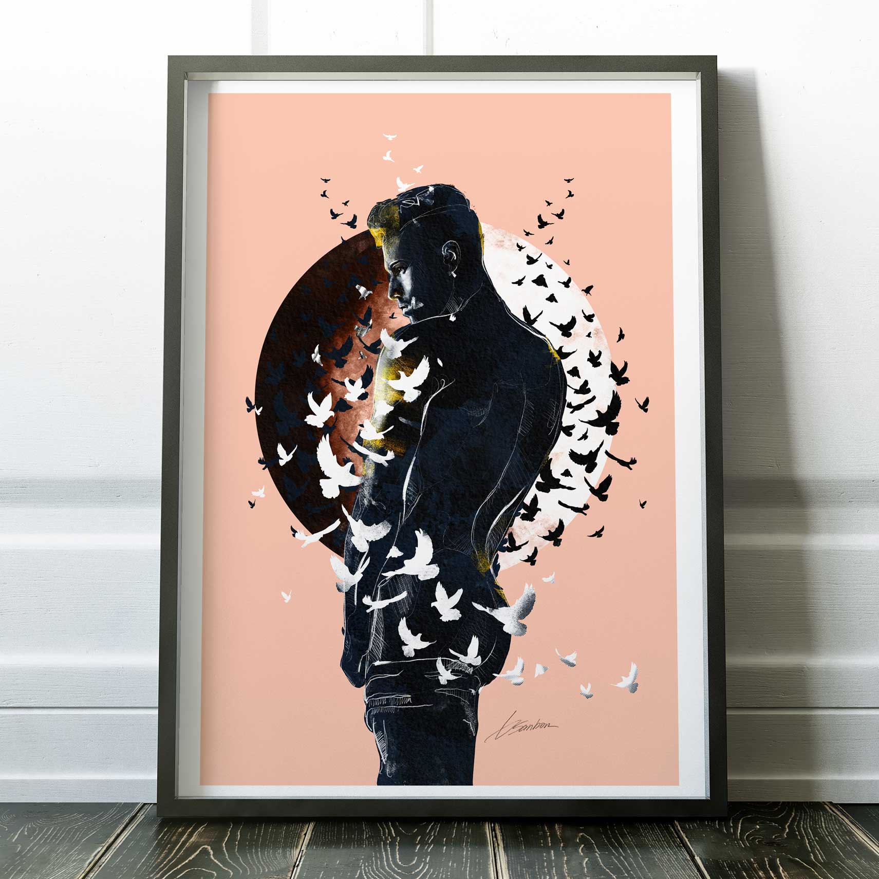 Whispers of the New Moon - Art Print