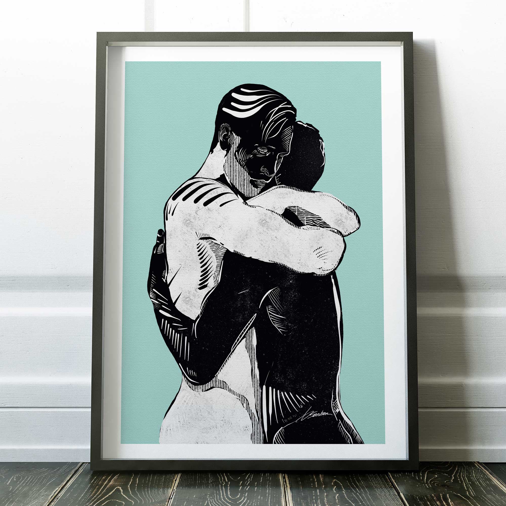 Hug of Healing Spirit - Art Print