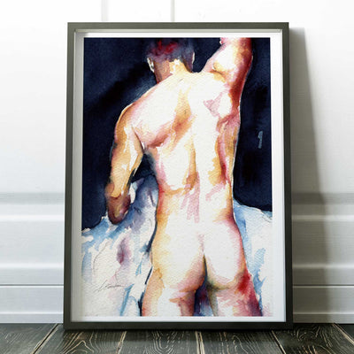 Making the Bed - Art Print Artist Brenden Sanborn
