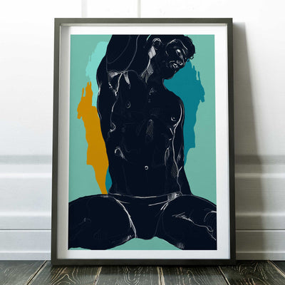 Draped in Midnight Bare Beneath – Art Print Artist Brenden Sanborn