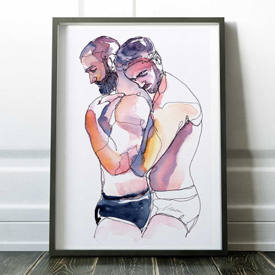 Holding On in Gentle Light – Art Print Artist Brenden Sanborn