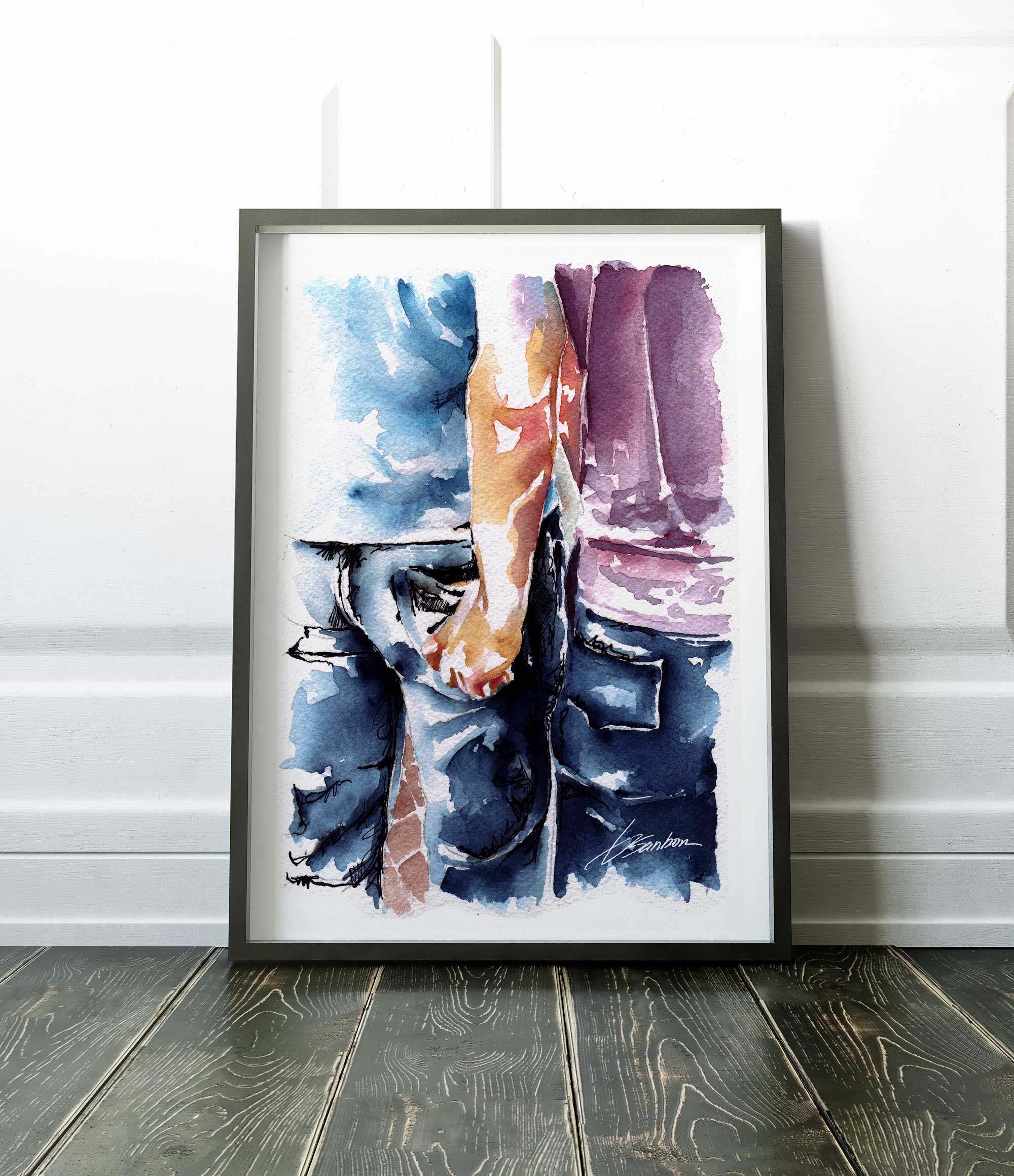 Love Found at the Festival - Art Print