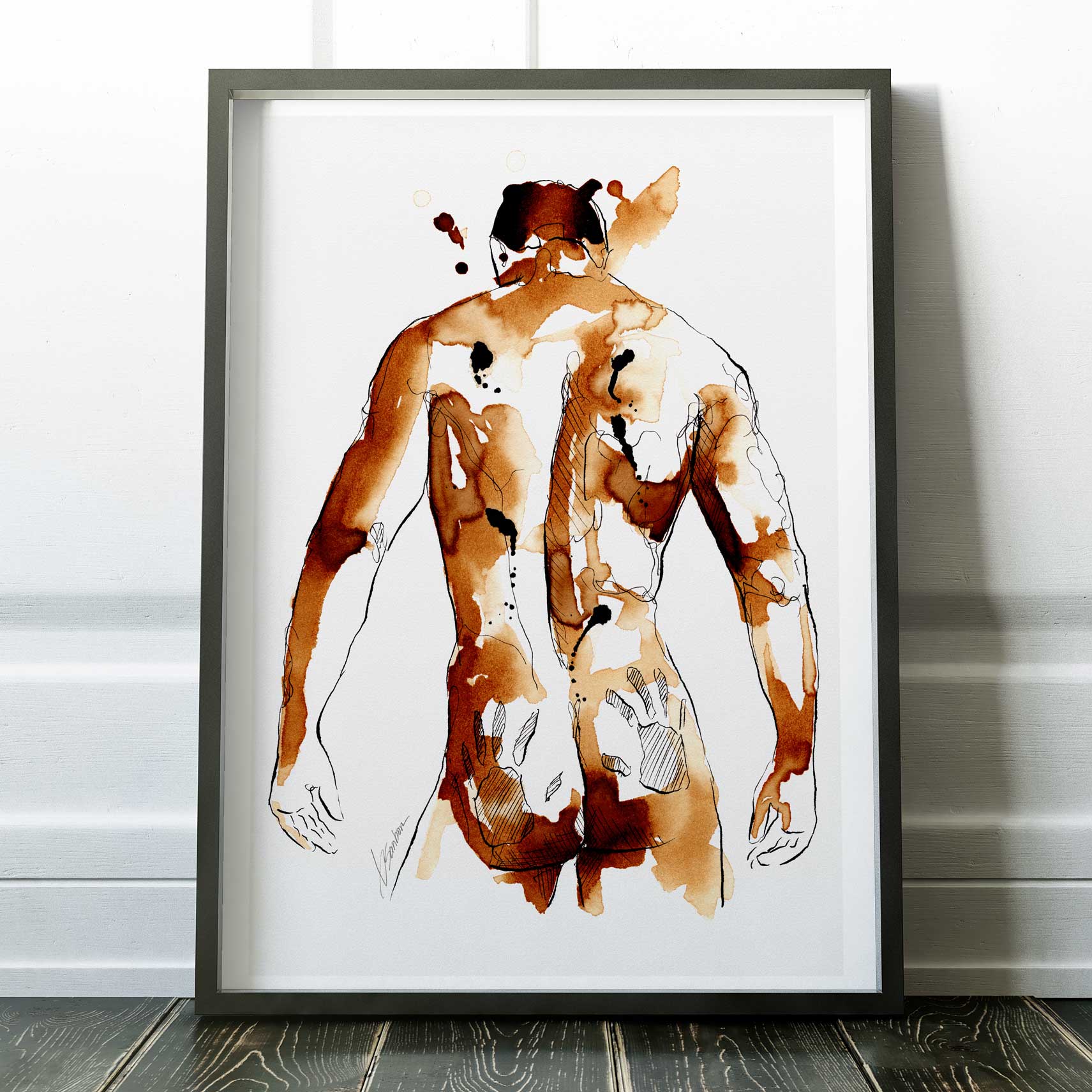 Handprints on Booty – Art Print