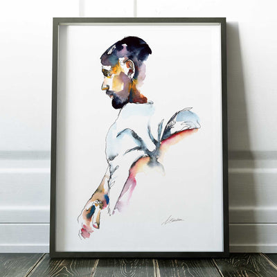 The Glance That Lingers – Art Print Artist Brenden Sanborn