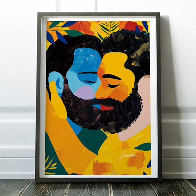 A Breath Before the Kiss – Art Print Artist Brenden Sanborn