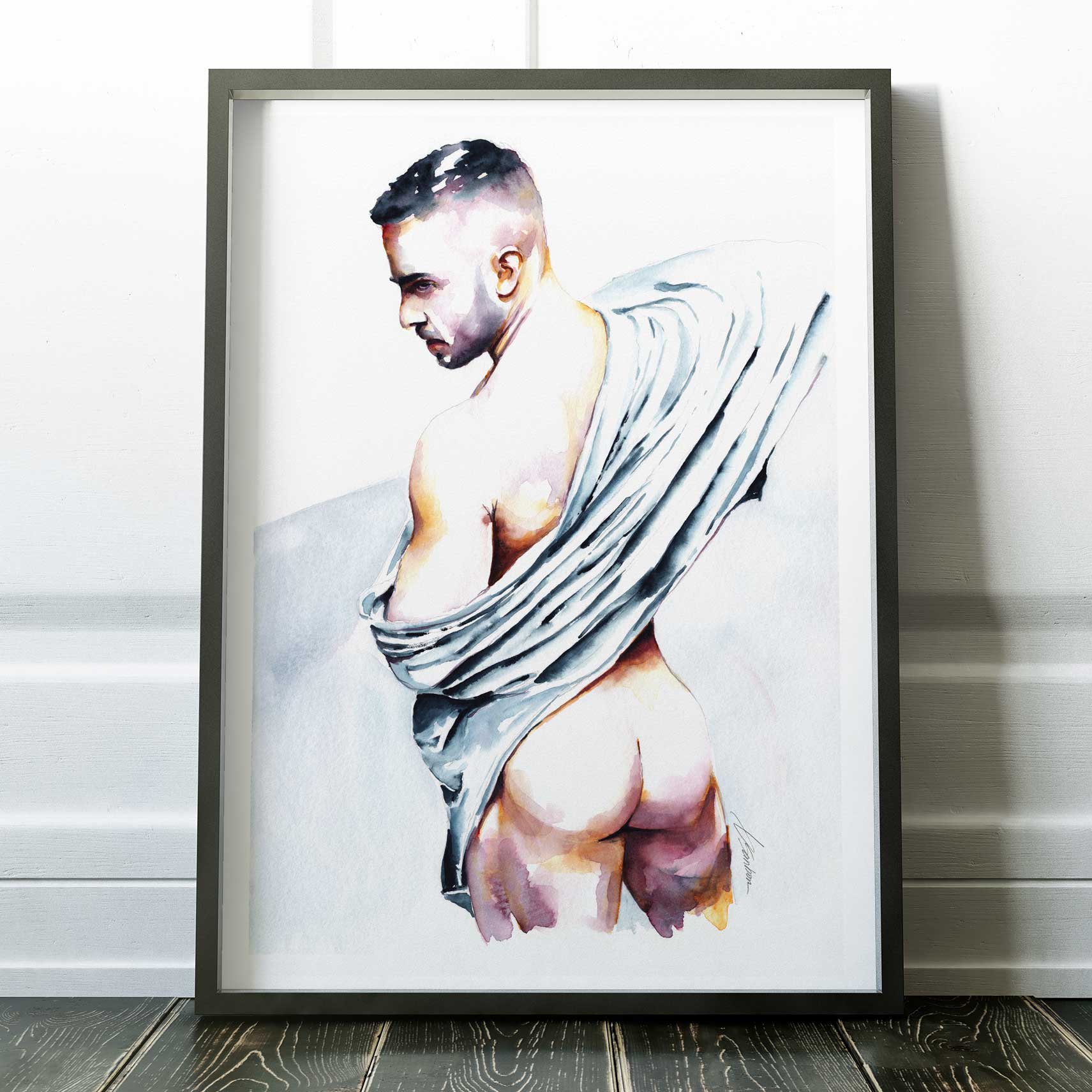 Draped in Temptation – Art Print