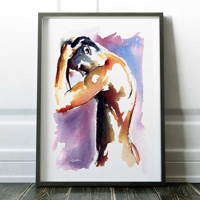 Dusky Hues on Bare Shoulders and Booty – Art Print Artist Brenden Sanborn